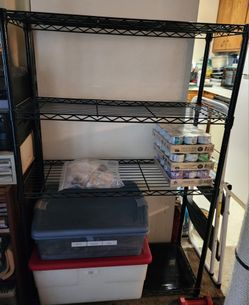 4 Tier Adjustable Steel Rack