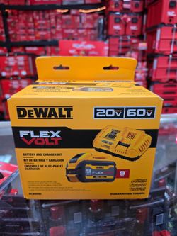 FlexVolt 60v 9.0Ah battery & Rapid Charger, NEW, Financing available
