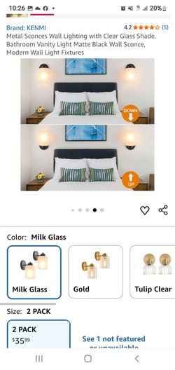 Double wall sconces
