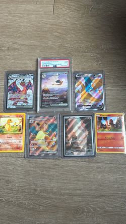 Pokémon Charizard Card Lot with PSA 9 Graded
