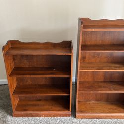 Wooden bookshelf’s
