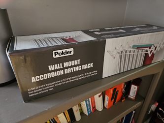 WALL MOUNT ACCORDION DRYING RACK NEW IN BOX