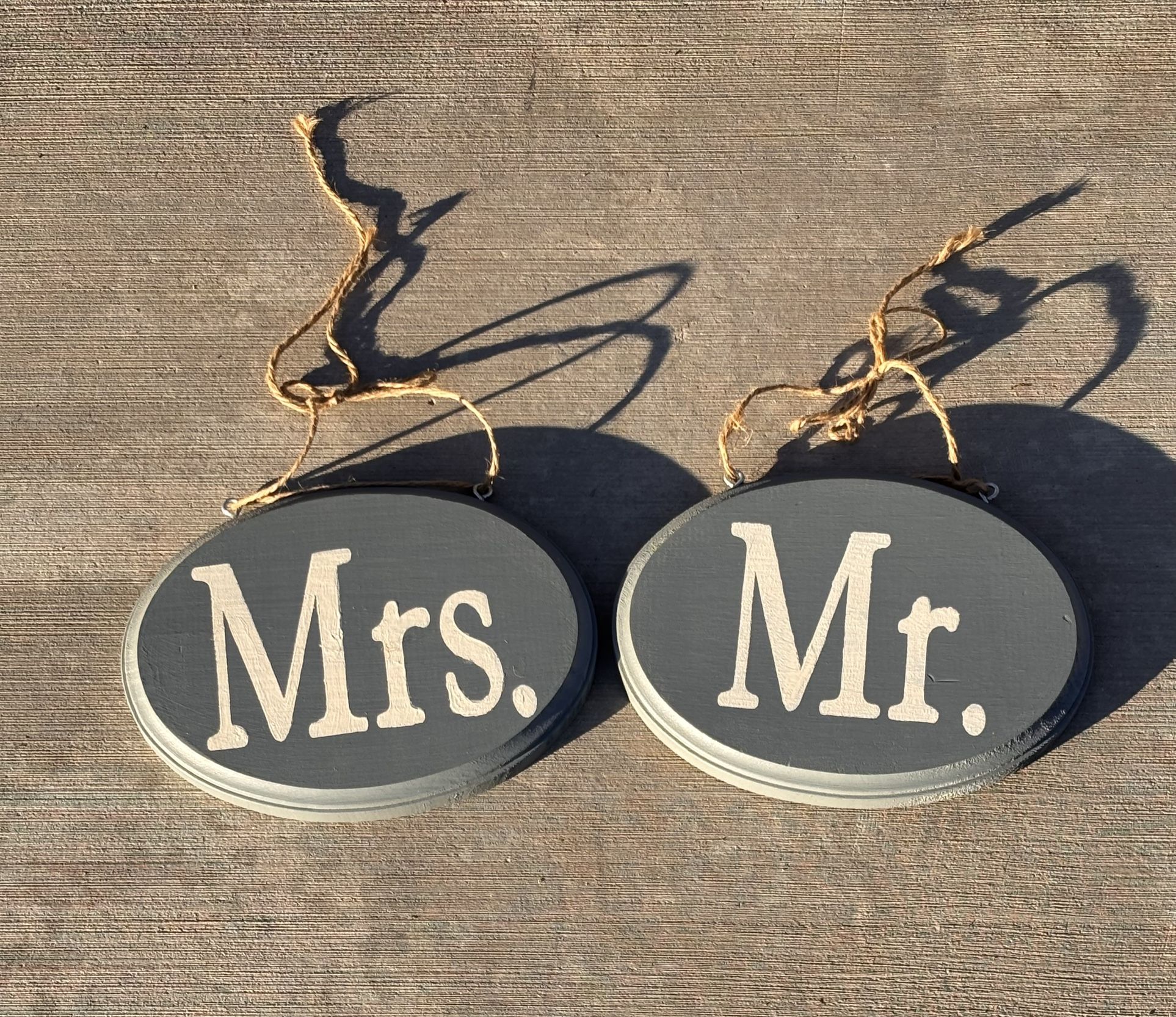 Mr & Mrs Hanging Decorations