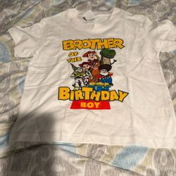 New Brother Of The Birthday Boy Kids T-shirt
