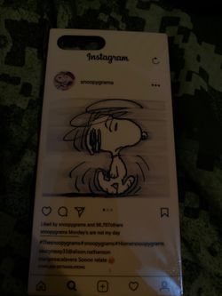 Instagram snoopy iPhone case