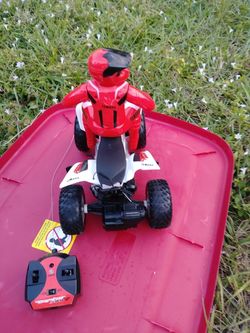 Like brand new remote control Quad motorcycle rider