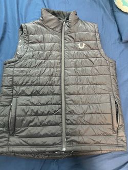 True religion puffer vest L