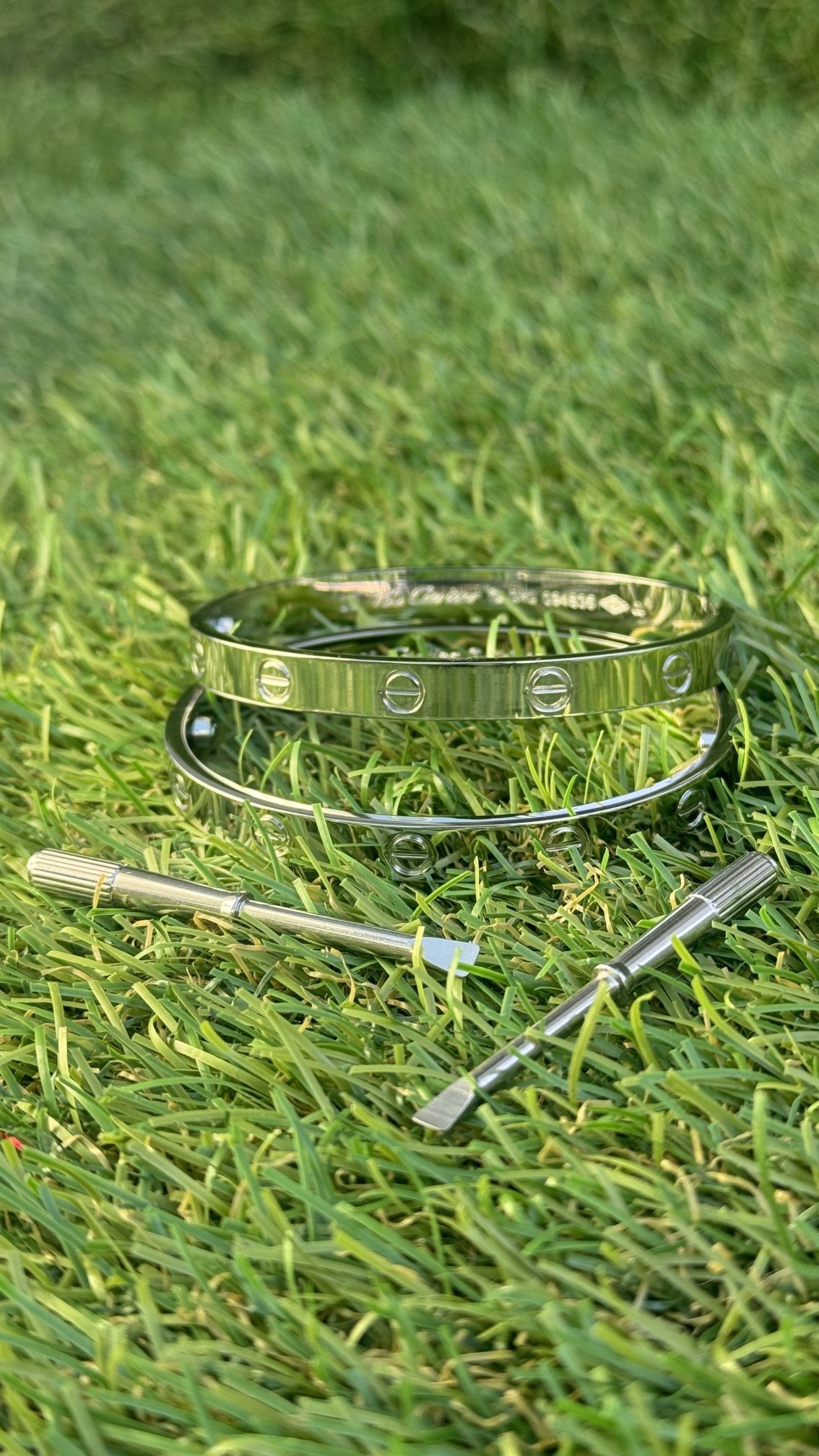 Silver Cartier Love Bracelet