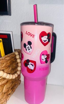 Mickey & Minnie Mouse Valentine Tumbler