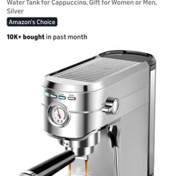 CASABREWS CM5418 Espresso Machine 20 Bar, Compact Espresso Maker with Steam Milk Frother