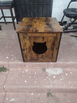 Cat Box Solid Wood