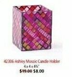 Ashley Mosaic Candle holders