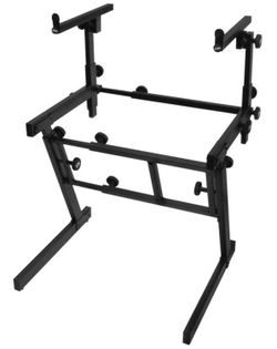 On Stage KS7365EJ Folding-Z Keyboard Stand with Second Tier