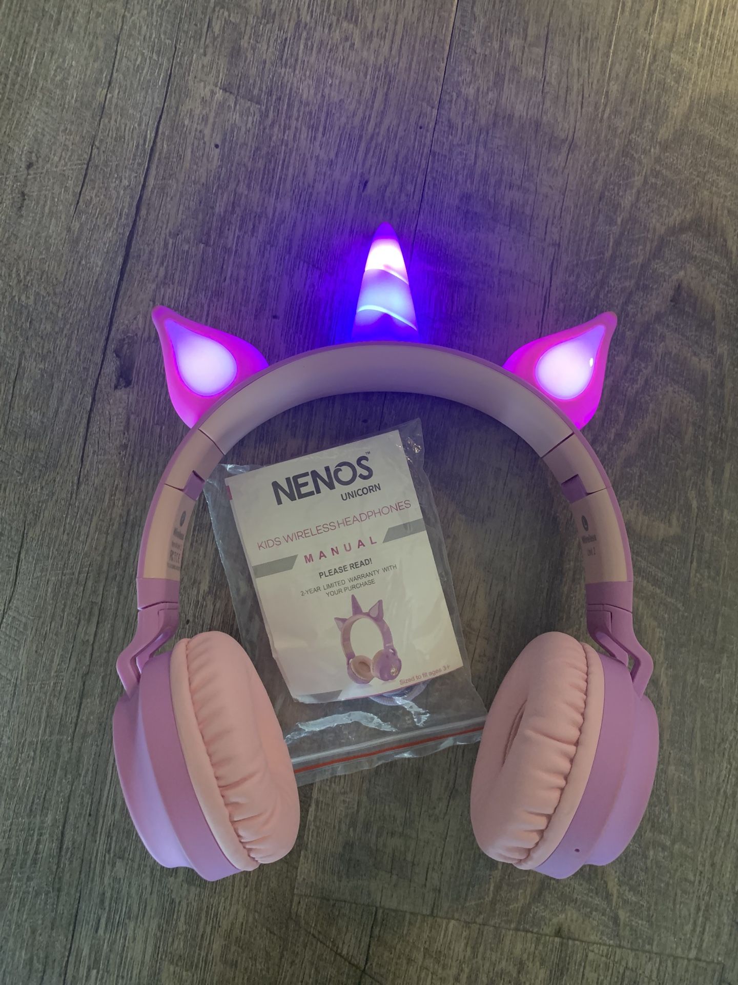 Kid’s Light Up Unicorn Headphones (Bluetooth)