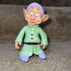 Disney Snow White & The Seven Dwarfs Posable Dopey PVC 5.5" Figure