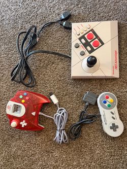 Retro video game controllers