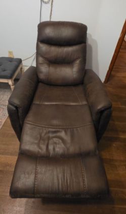 Recliner rocker fake leather