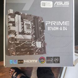 Asus Prime B760m-a D4 Micro ATX Motherboard 