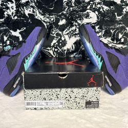 NEW Size 13 Men Jordan 5 Alternate Grape 136027-500