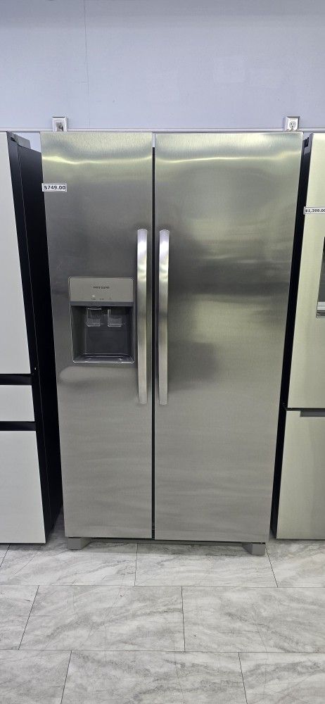 New! Refrigerator Side By Side Refrigerador Nuevo Warranty Garantia Por Escrito $38 Dow Payment !