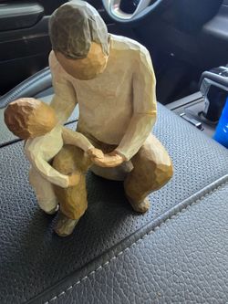 Willow Tree Grandfather and Child Figurine