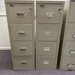 Fire Safe Filing Cabinets (SELLING TOGETHER OR SEPERATELY)