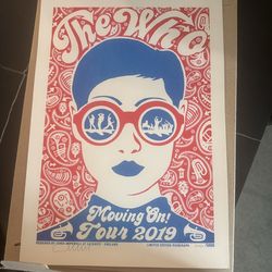 The Who concert poster 2019