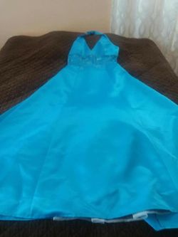 Baby blue prom dress size 9