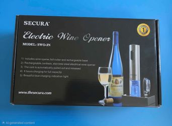 Secura Electric Wine Opener SWO-3N