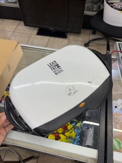 George Foreman Lean Mean Fat Grilling Machine - White Indoor Grill