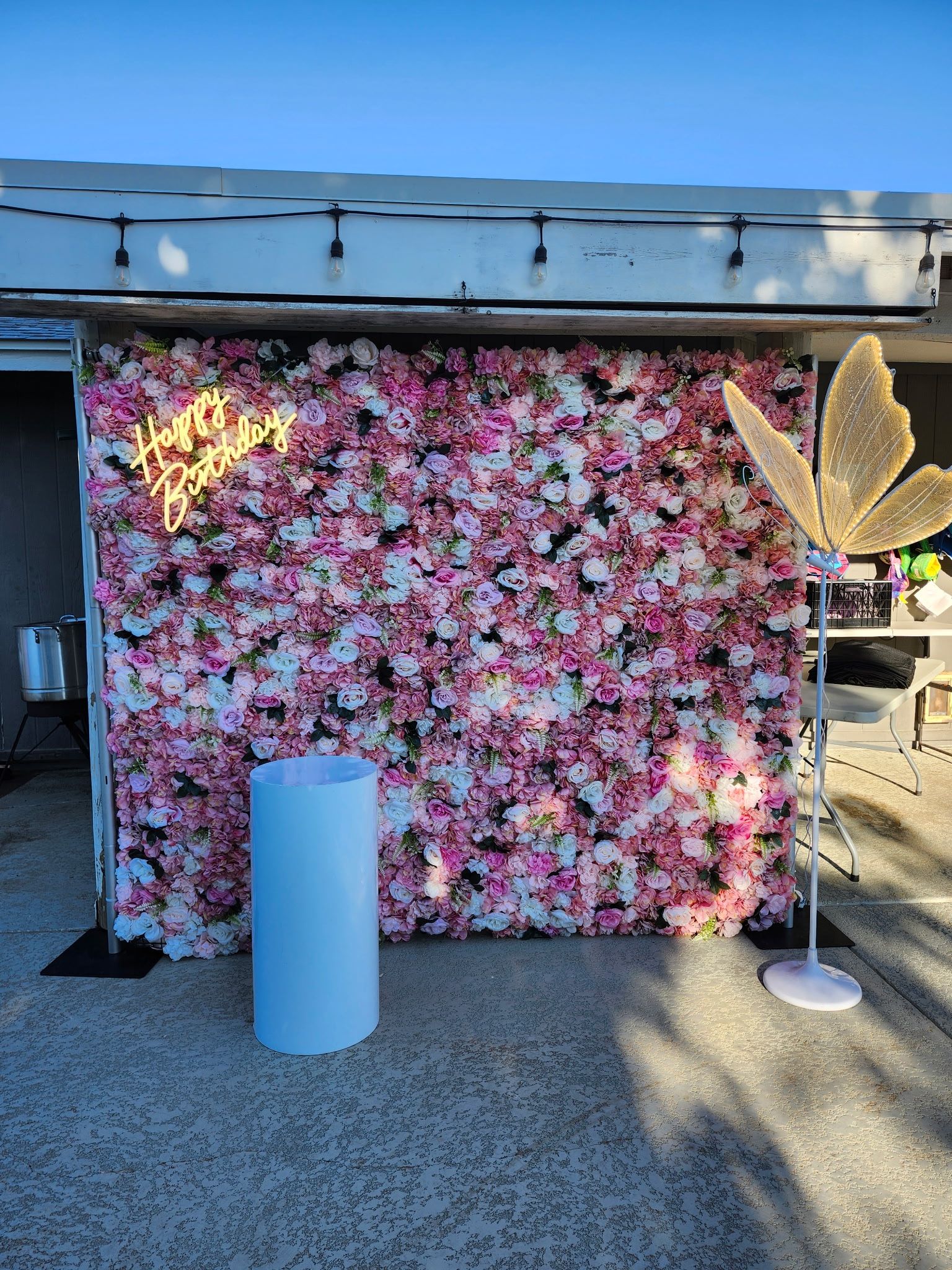 Flower Backdrop Available