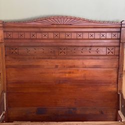 Antique Eastlake Style Full Bed