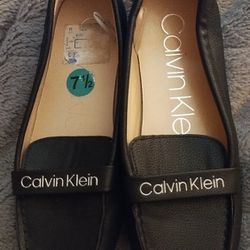 Calvin Klein Shoe's, Black/Dark Blue, Size: 7  1/2