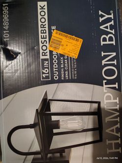 Hampton Bay rosebrook outdoor sconce