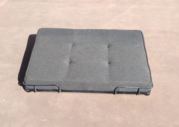 Dog Bed with Raised Metal Frame 27" x 34"