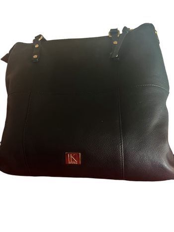 Kona Large Black Leather Tote