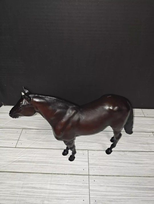 Vintage Breyer Molding Co Horse Dark Bay Collectible Toy 1970s Made In USA