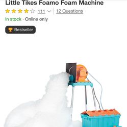 Foam/ Bubble Machine 