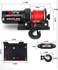 XPV Auto 2500 LBS Electric Rescue Winch
