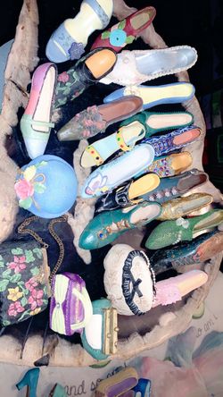 Miniature Decorative Shoe and Handbag Collection