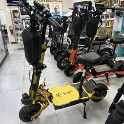 K Cloud K6 Electric Scooter 60MPH! Finance For $50 Down Payment!!