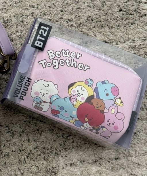BT21 Volume Pouch New Never Opened