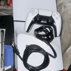 Ps5 Slim Disc Version With Controller Cooling Base Stand