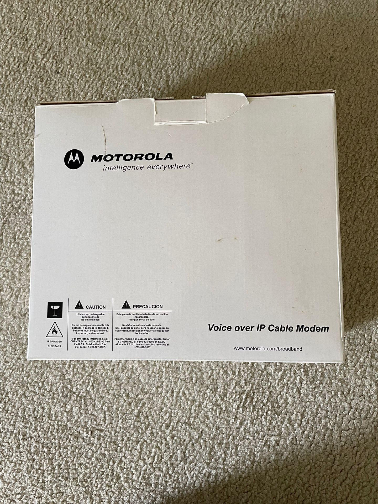 Mortorola Voice Over IP Cable Modem