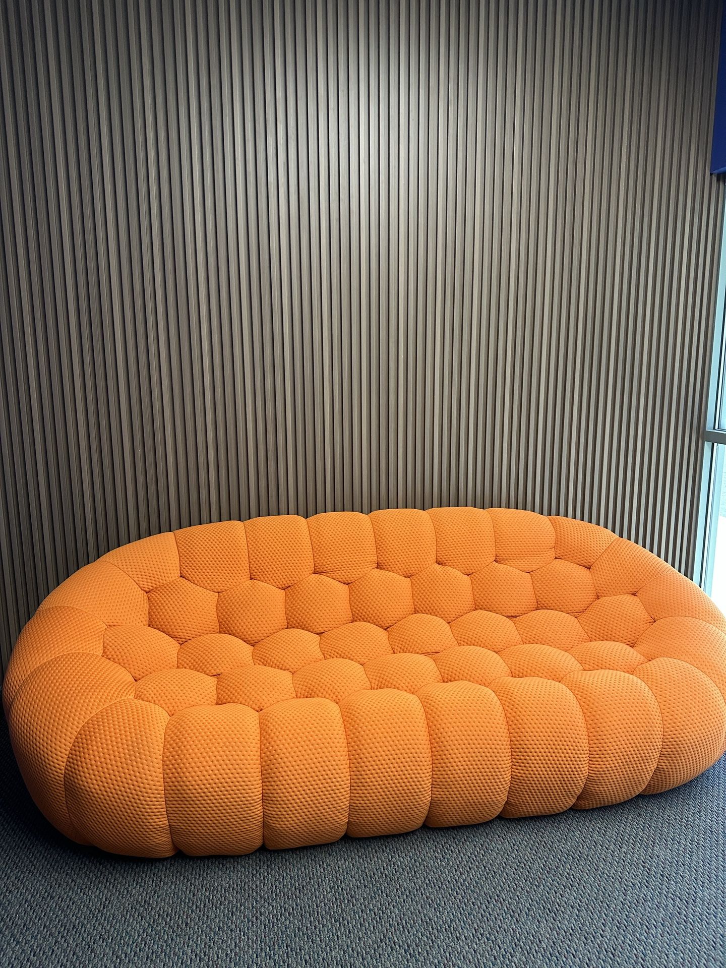 Orange Bubble Couch