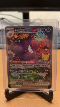Gengar ex Full Art 30th Celebration Card 154/128