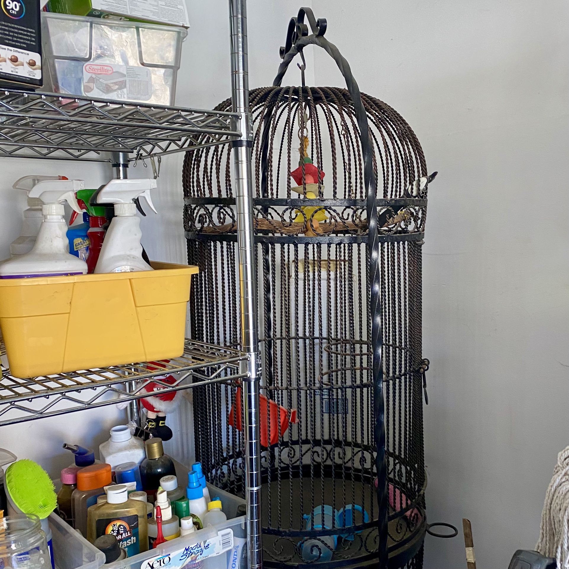 Wrought Iron Large Birdcage 