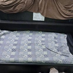 Black Twin Couch With Matress 