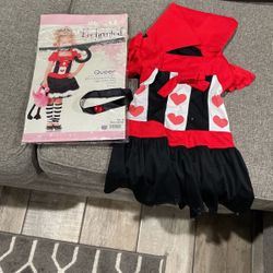 Queen Of Hearts Girls Costume