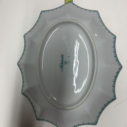 Green Lace Large 12 Sided Tray